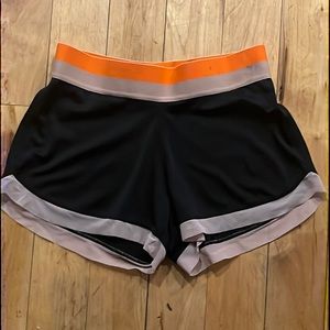 Olympia high waist band yoga shorts size small